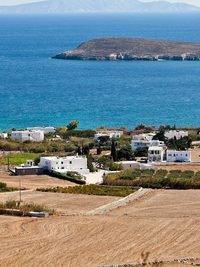 View to Boudari area, Drionissi & Naxos Island
